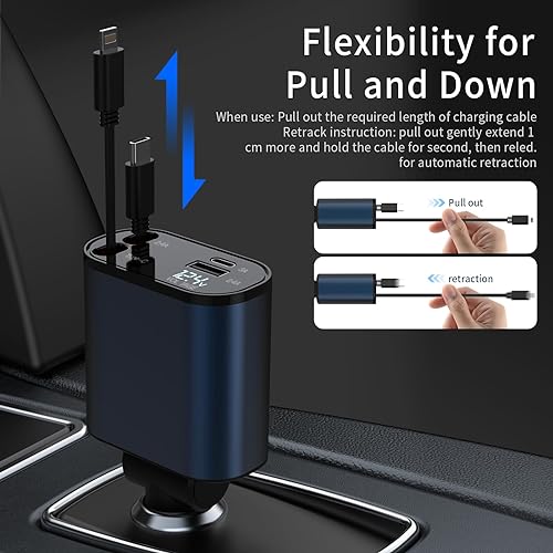 4 in 1 Retractable Charger